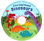 Five Enormous Dinosaurs CD